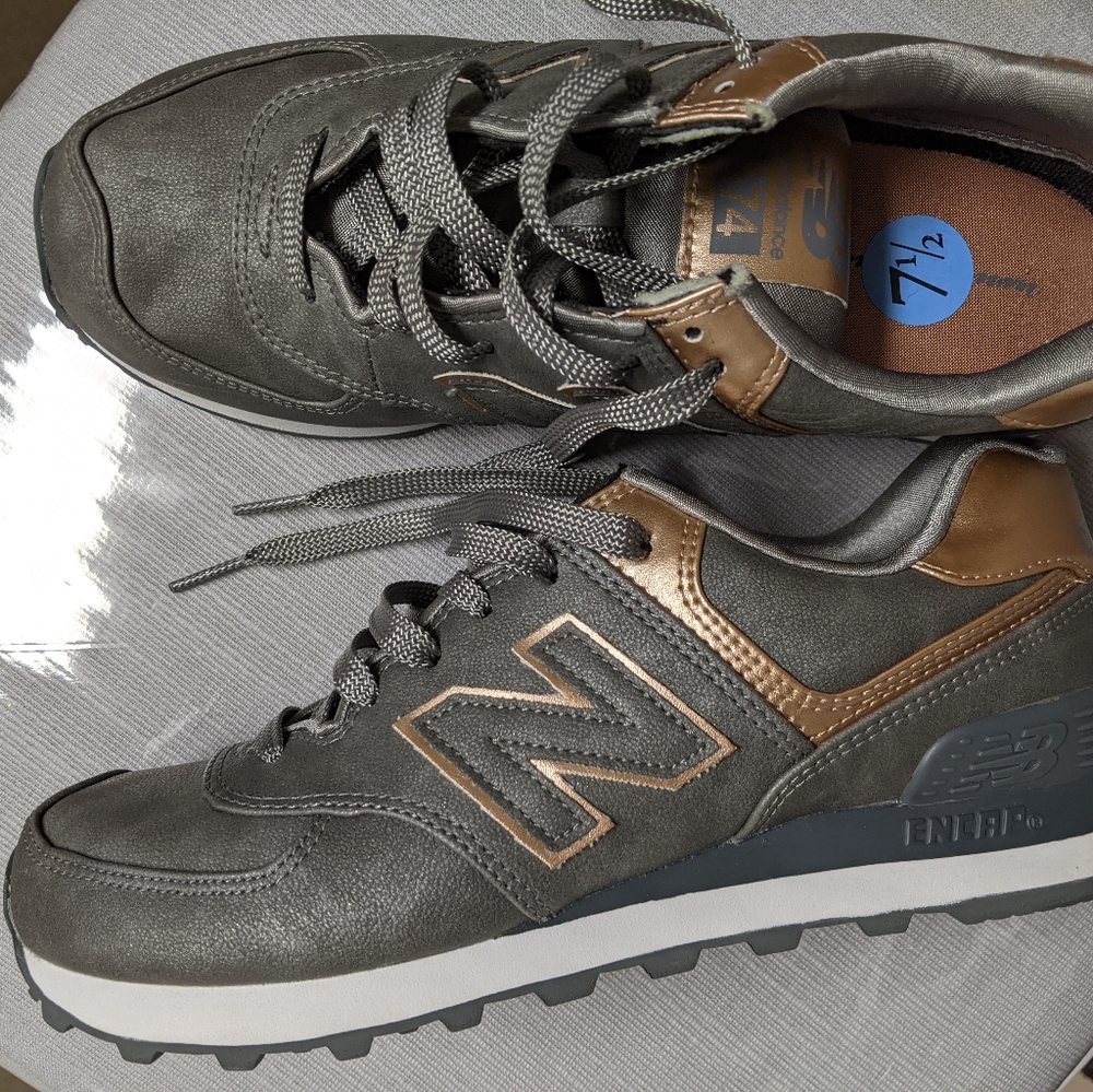 New Balance 574 Energo Rose Gold Sneakers